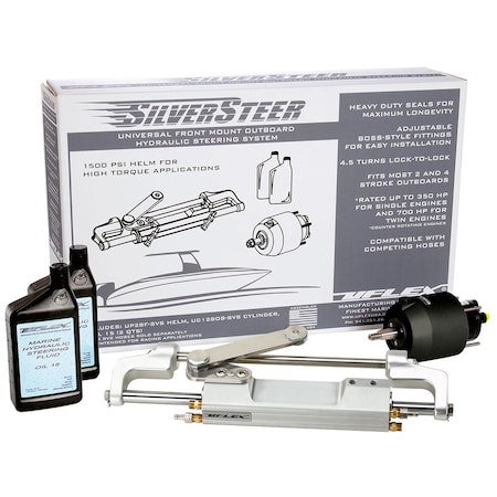 Uflex Usa SilverSteerFront Mount Outboard Hydraulic Steering System - UC130 V1 SILVERSTEERXP1